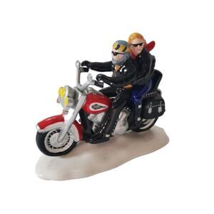 Dept 56 Red Motorcylce Figurine